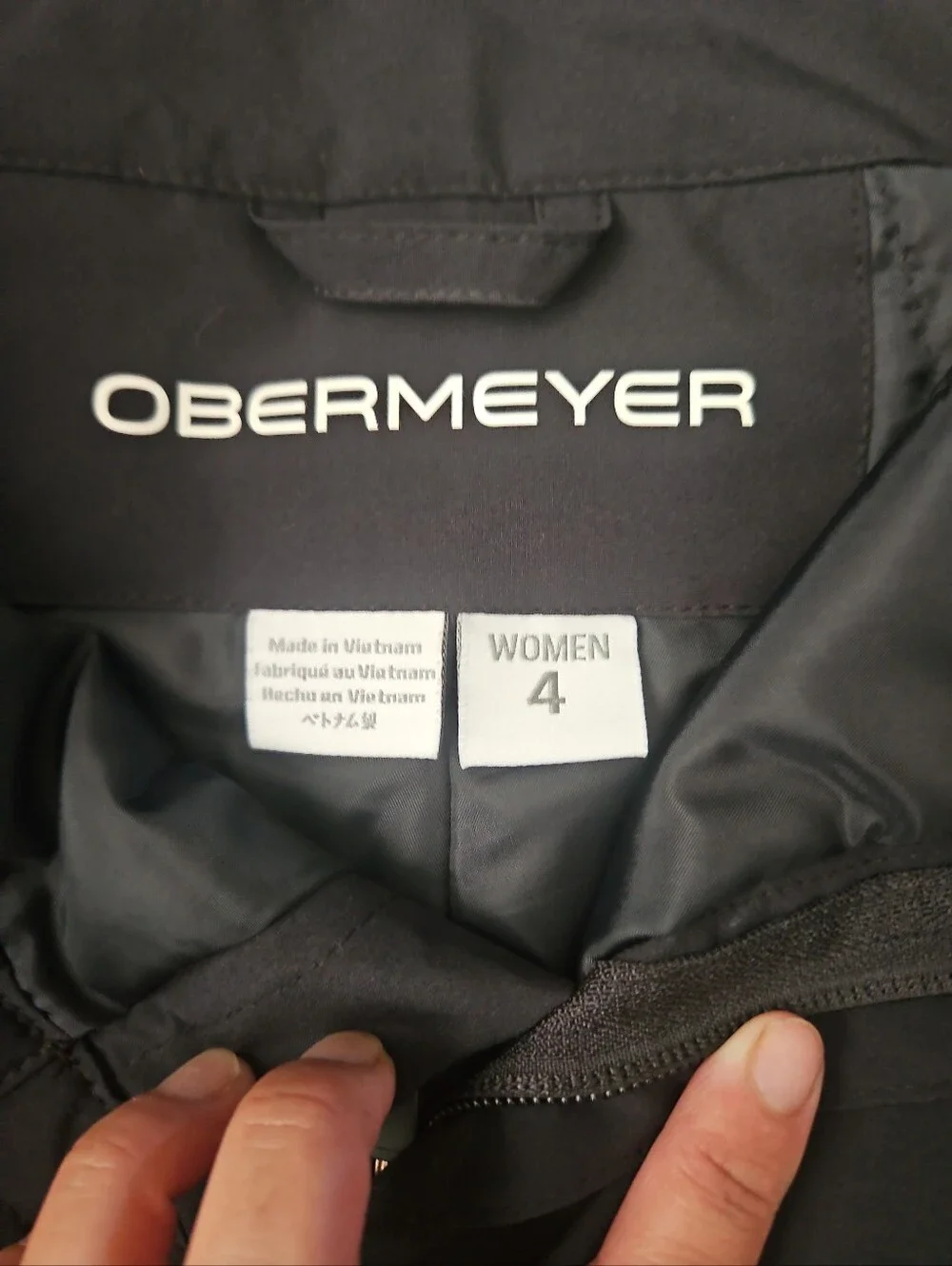 Obermeyer Womens Black Waterproof Ski Snow Winter Sugarbush Pant 4